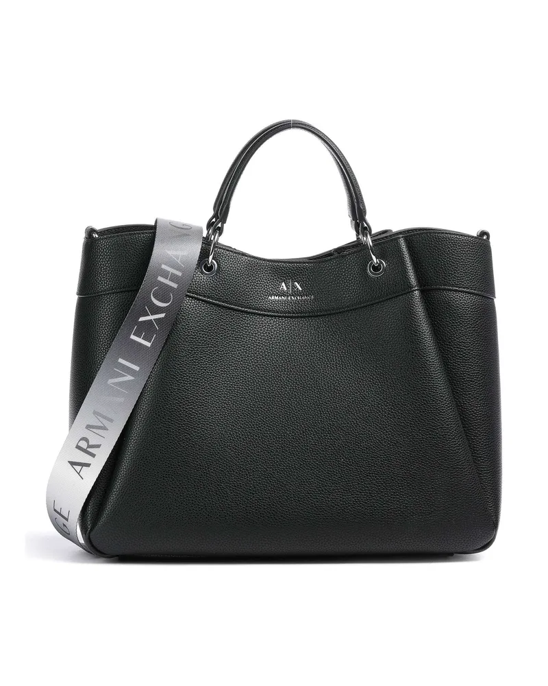 Armani Exchange Handtasche Wave L in schwarz Schwarz