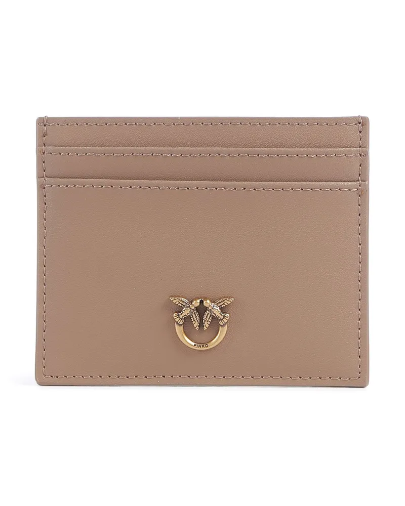 Pinko Kreditkartenetui in grau Grau