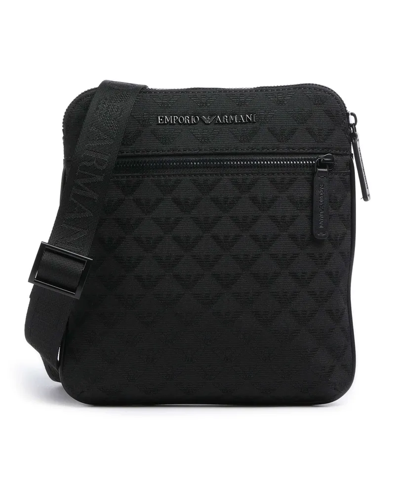 Emporio Armani Umhängetasche Omnia Jacquard in schwarz Schwarz