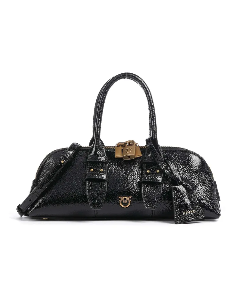 Pinko Handtasche Bowling Horizontal in schwarz Schwarz