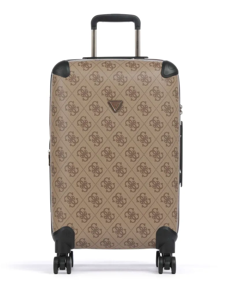 Guess 4-Rollen Trolley Berta Maxi 4G in braun Braun