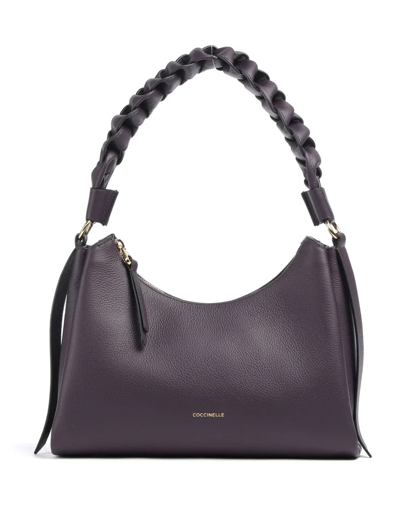 Coccinelle Schultertasche Boheme Grana Double in violett Violett