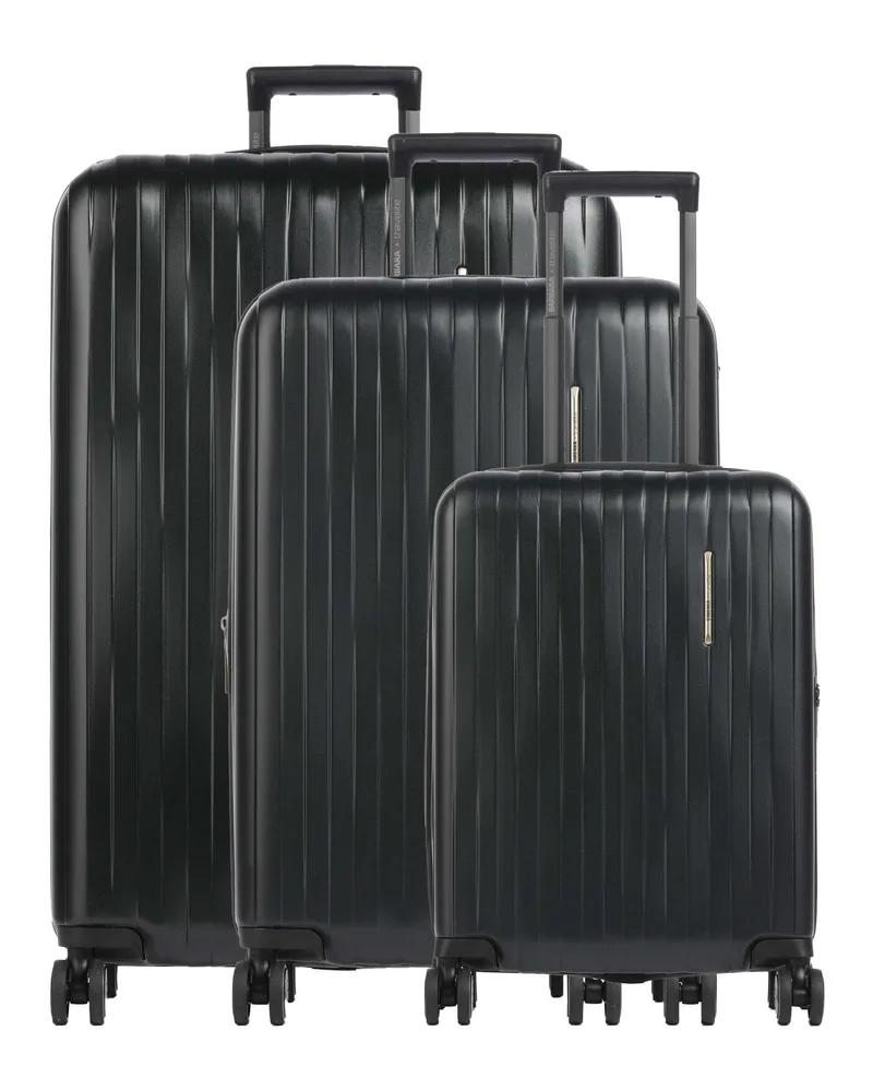 Travelite 4-Rollen Trolley Set Barbara Novelty in schwarz Schwarz