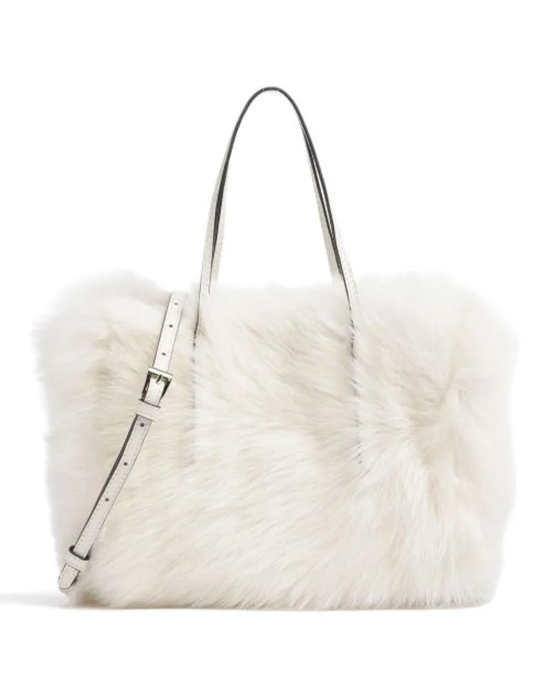 Abro Shearling LH Noelle Handtasche elfenbein Beige