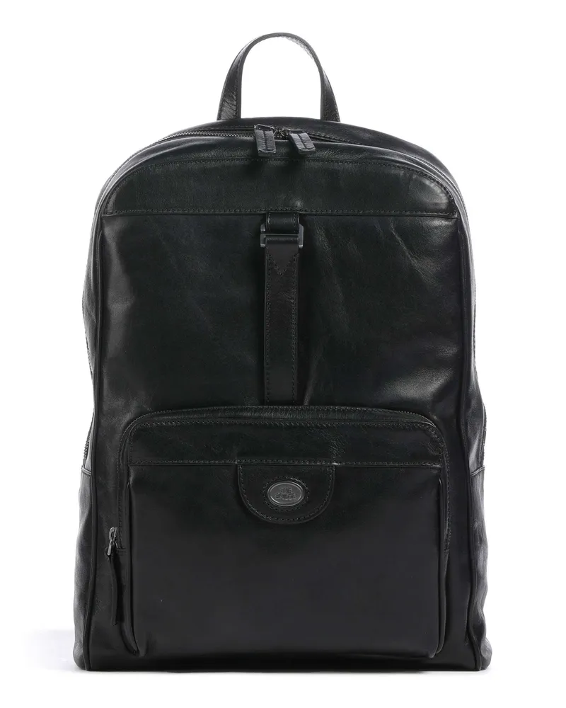 The Bridge Rucksack Fabio in schwarz Schwarz