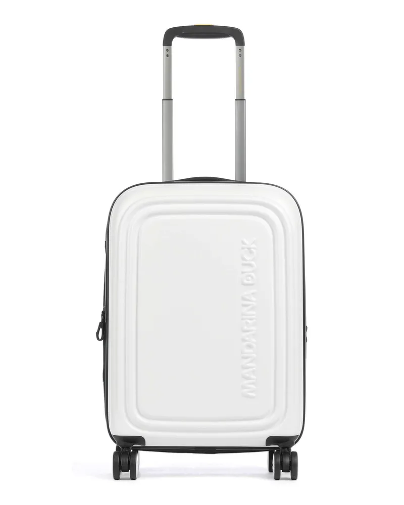 Mandarina Duck 4-Rollen Trolley Logoduck+ in weiß Weiß