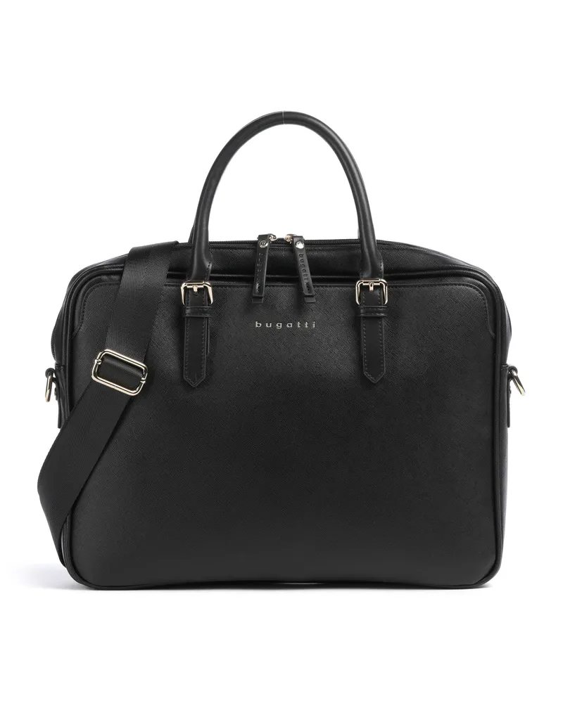 Bugatti Aktentasche Ella in schwarz Schwarz