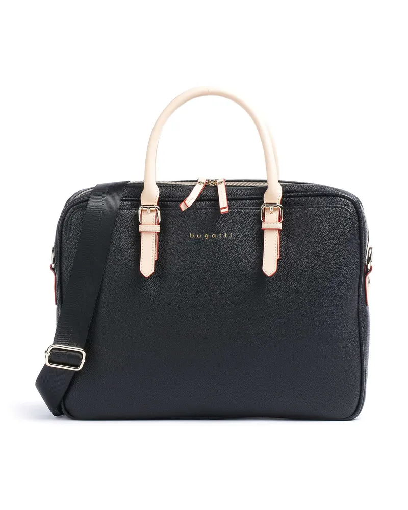 Bugatti Aktentasche Ella in schwarz Schwarz