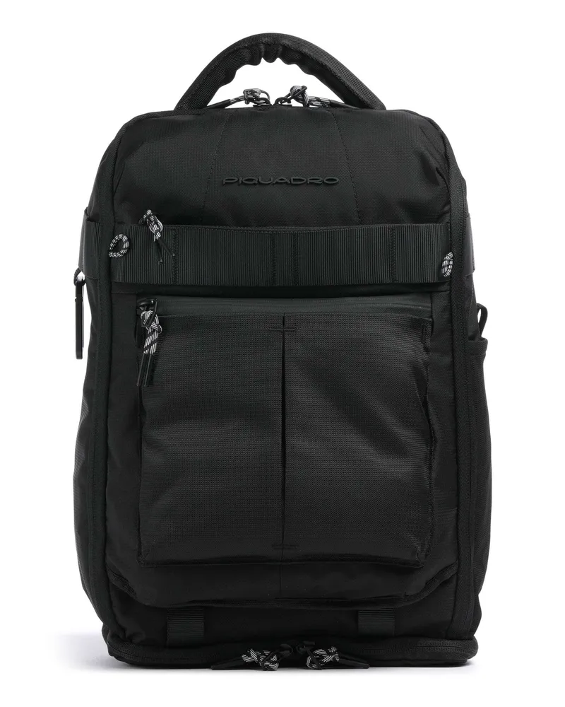 Piquadro Rucksack Arne in schwarz Schwarz