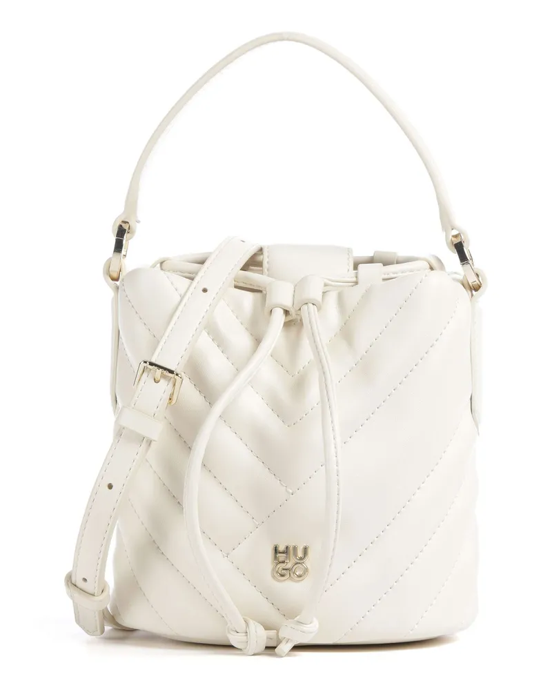 HUGO BOSS Bucket bag Chris 2.0 in elfenbein Beige
