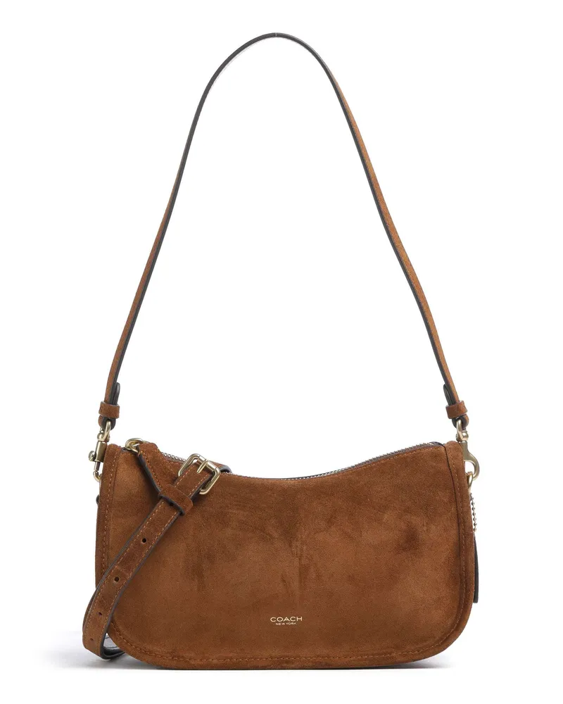Coach Schultertasche Waverly in braun Braun