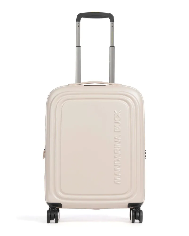 Mandarina Duck 4-Rollen Trolley Logoduck+ in elfenbein Beige