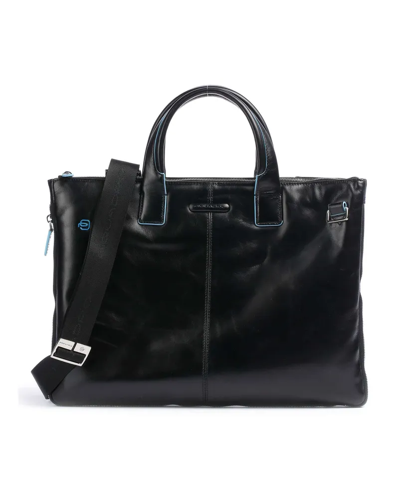 Piquadro Aktentasche Blue Square in schwarz Schwarz