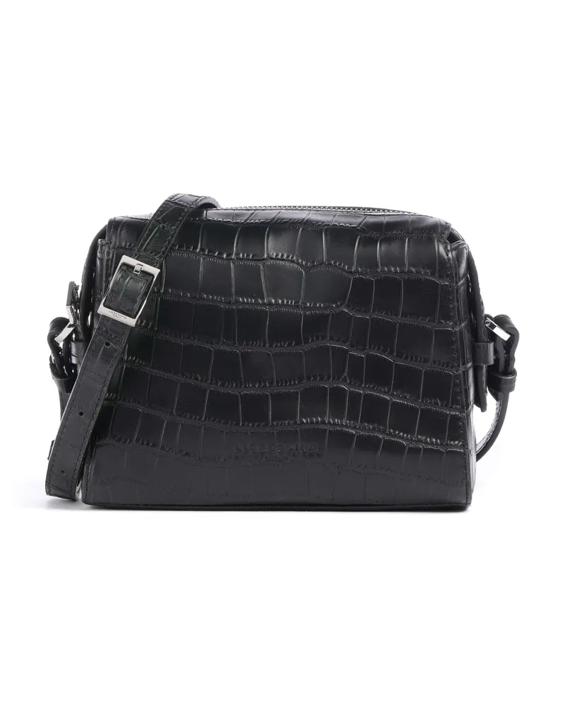Liebeskind Umhängetasche Lou 2 New Croco S in schwarz Schwarz