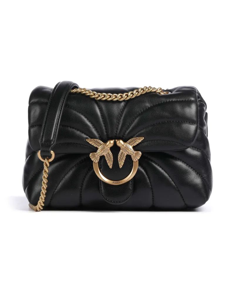 Pinko Schultertasche Love Puff Mini in schwarz Schwarz
