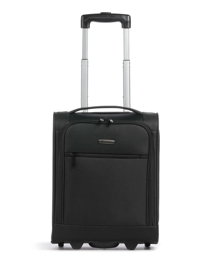Travelite 2-Rollen Trolley Cabin in schwarz Schwarz
