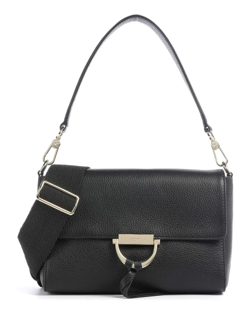 Abro Schultertasche Agave Temi in schwarz Schwarz