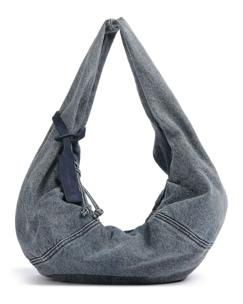 LES VISIONNAIRES Beuteltasche Greta Denim Essential in blau Blau