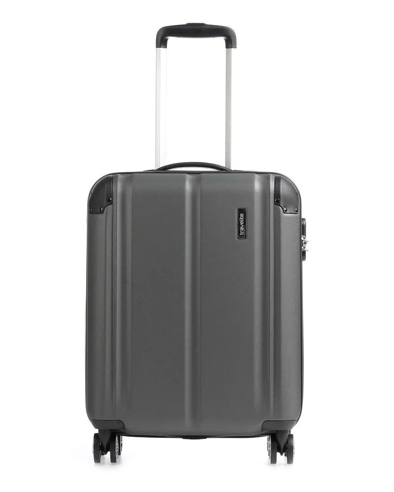 Travelite 4-Rollen Trolley City in schwarz Schwarz