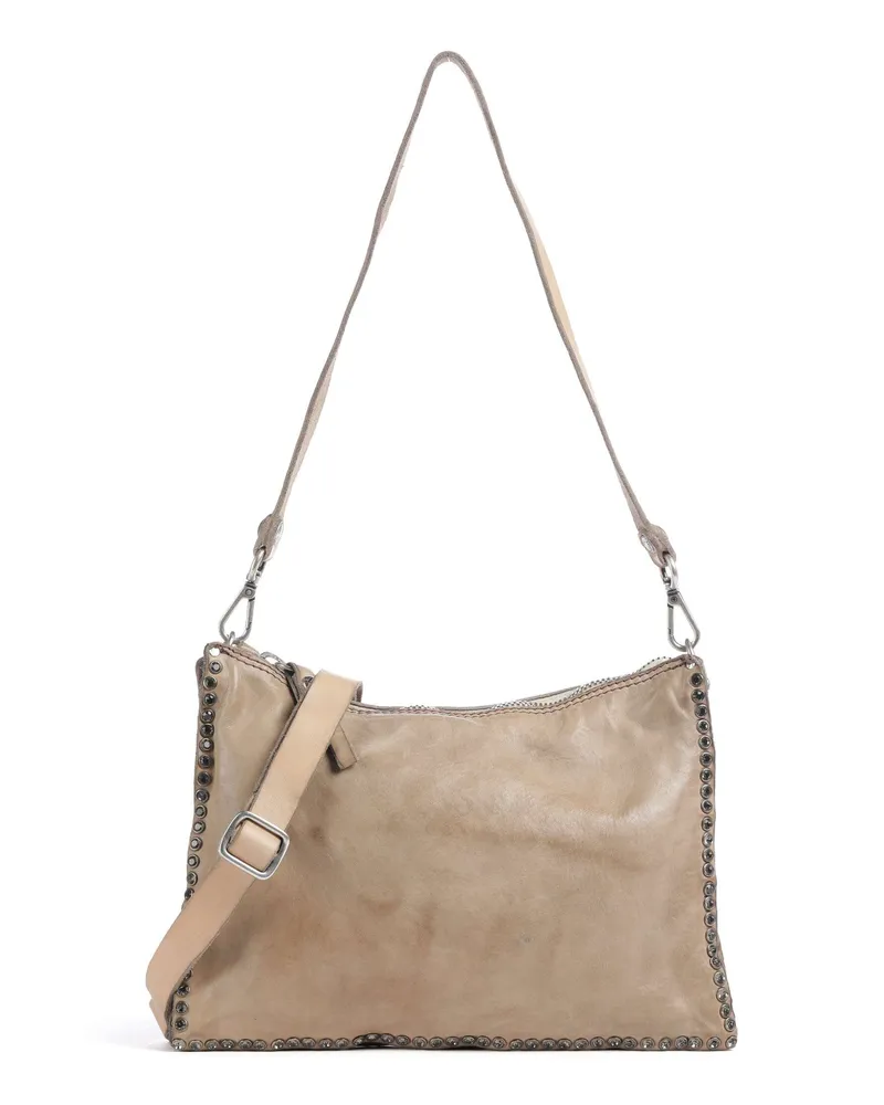 Campomaggi Schultertasche in beige Beige