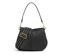 Schultertasche Helena Round in schwarz