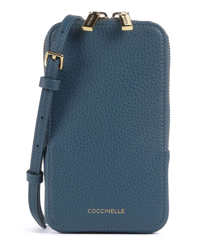 Coccinelle Handytasche Flor in blau Blau
