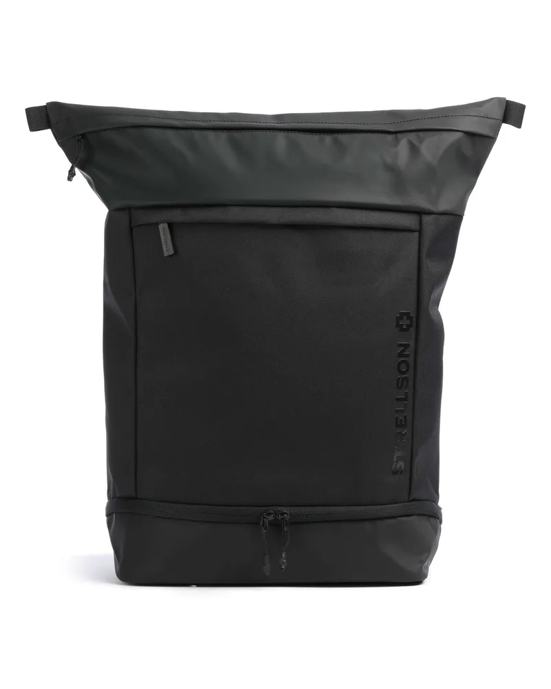 Strellson Rolltop Rucksack Alperton in schwarz Schwarz