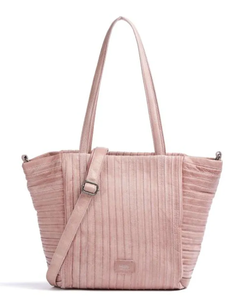 FREDsBRUDER Streifenhörnchen Shopper rosa Pink