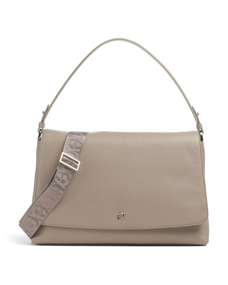 Aigner Schultertasche Zita M in grau Grau