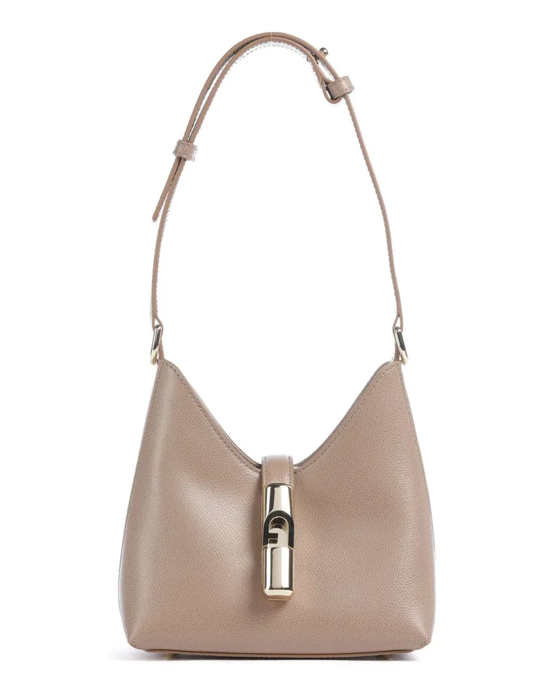 Furla Schultertasche Iride Mini in grau Grau