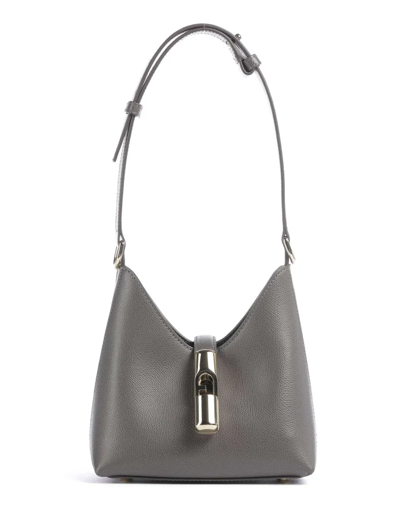 Furla Schultertasche Iride Mini in grau Grau
