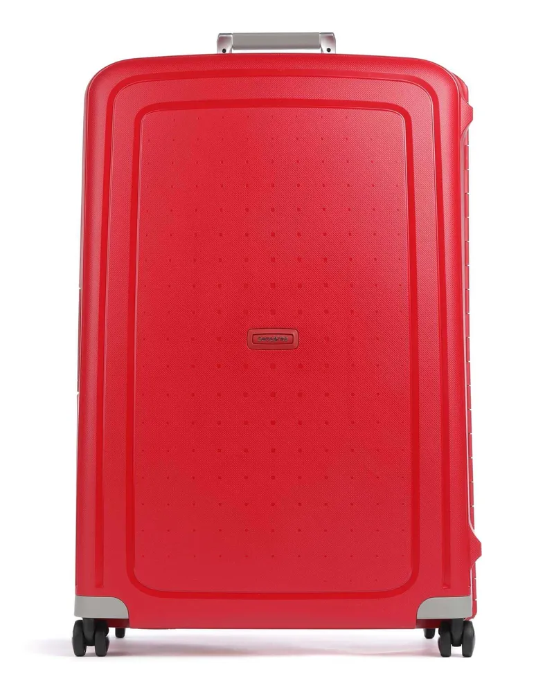 Samsonite 4-Rollen Trolley SCure in rot Rot