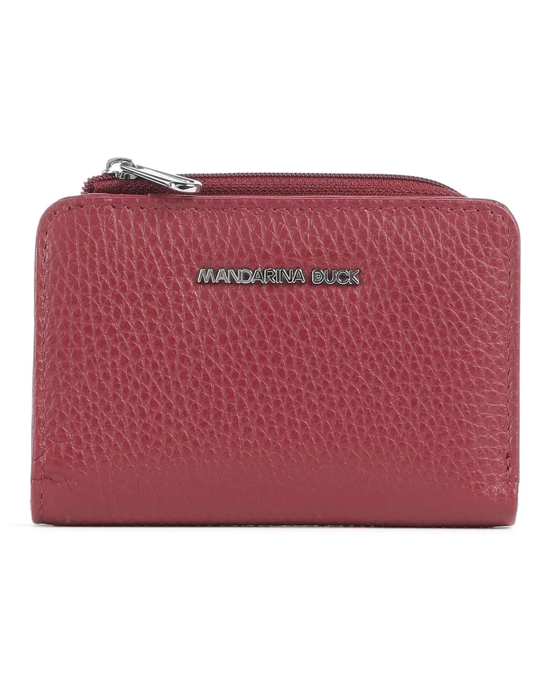 Mandarina Duck Geldbörse Mellow Leather in rot Rot