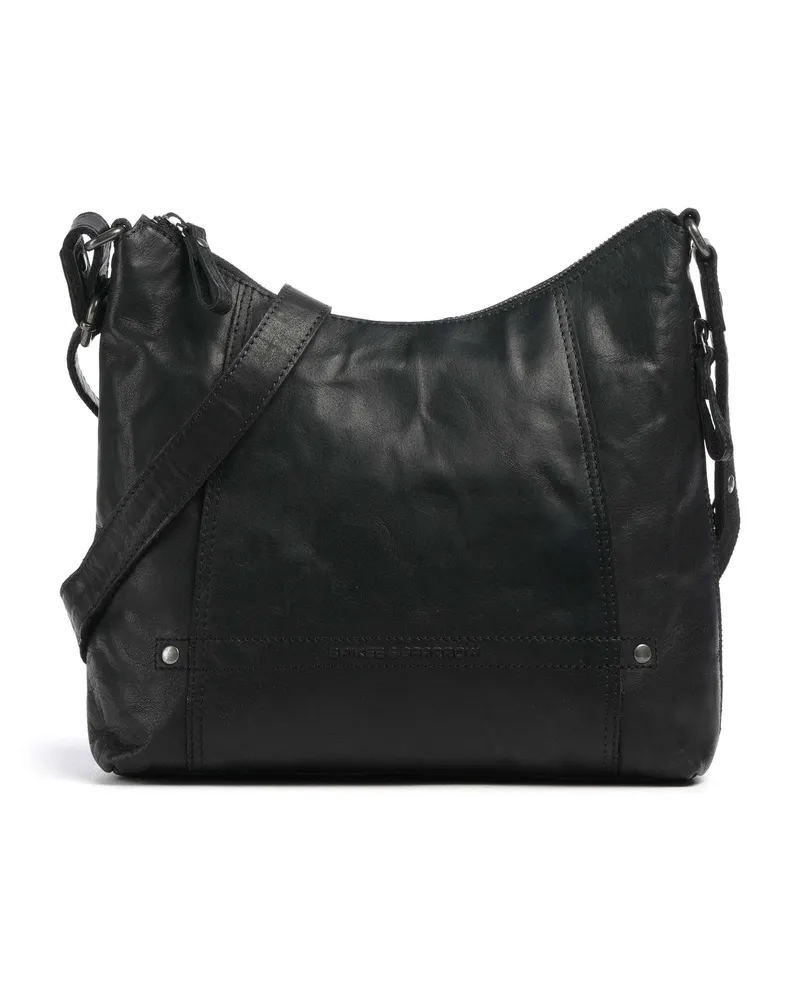 Spikes & Sparrow Umhängetasche Bronco Jessyca in schwarz Schwarz