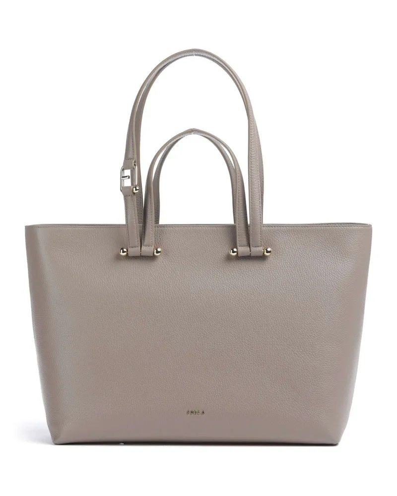 Furla Shopper Duetto L in grau Grau