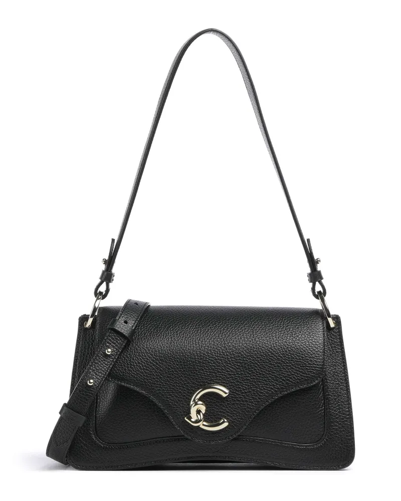 Coccinelle Schultertasche C-Me in schwarz Schwarz