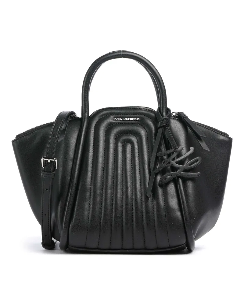 Karl Lagerfeld Umhängetasche K/Wellen in schwarz Schwarz