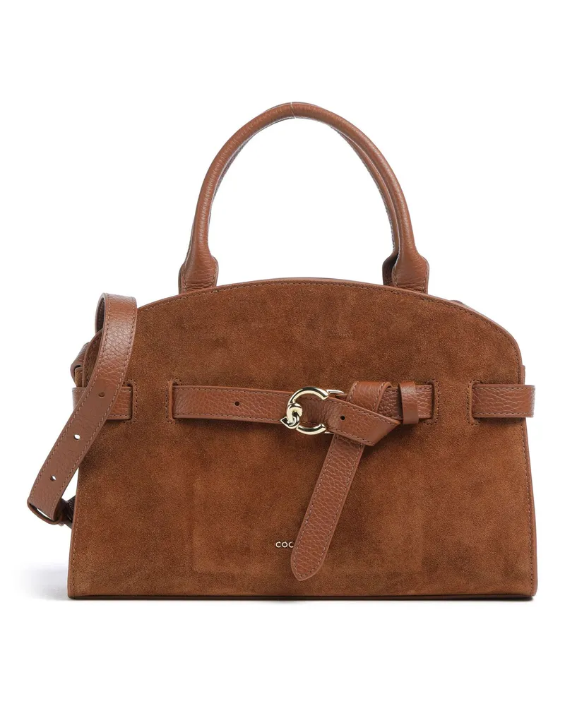 Coccinelle Handtasche Sabine Suede in braun Braun