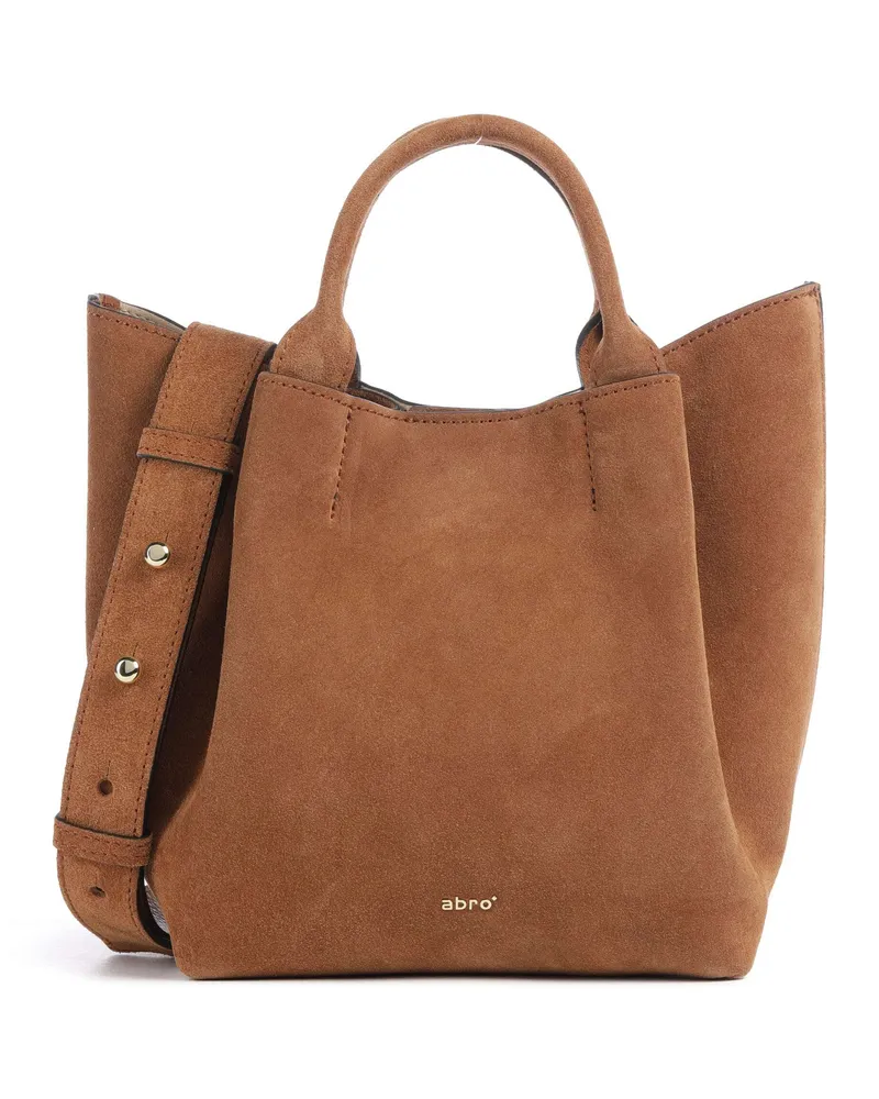 Abro Handtasche Suede Essential Small in braun Braun