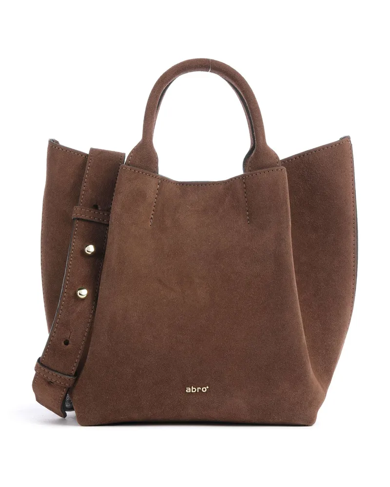 Abro Handtasche Suede Essential Small in braun Braun