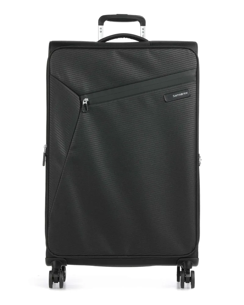 Samsonite 4-Rollen Trolley Litebeam in schwarz Schwarz