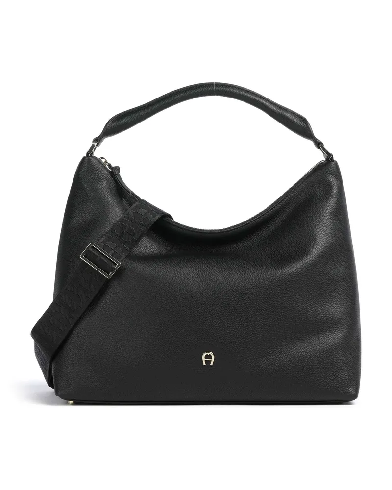 Aigner Beuteltasche Zita M in schwarz Schwarz
