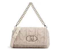 Schultertasche Icon M in beige