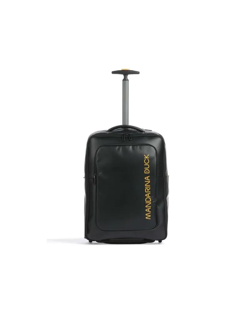 Mandarina Duck Eco Coated Rucksack-Trolley schwarz Schwarz