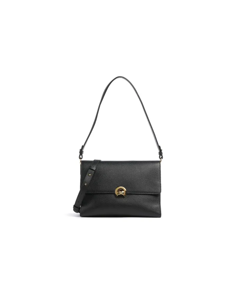 Coccinelle Binxie Schultertasche schwarz Schwarz