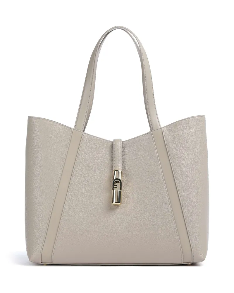 Furla Shopper Goccia L in grau Grau