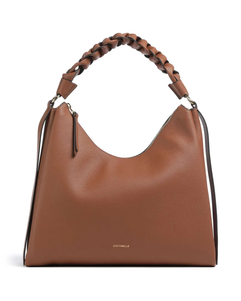Coccinelle Beuteltasche Boheme Grana Double in schwarz Schwarz
