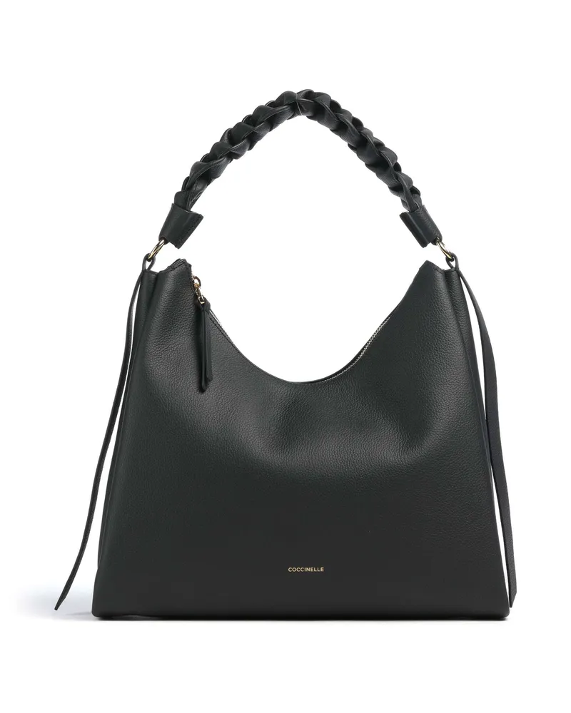 Coccinelle Beuteltasche Boheme Grana Double in schwarz Schwarz