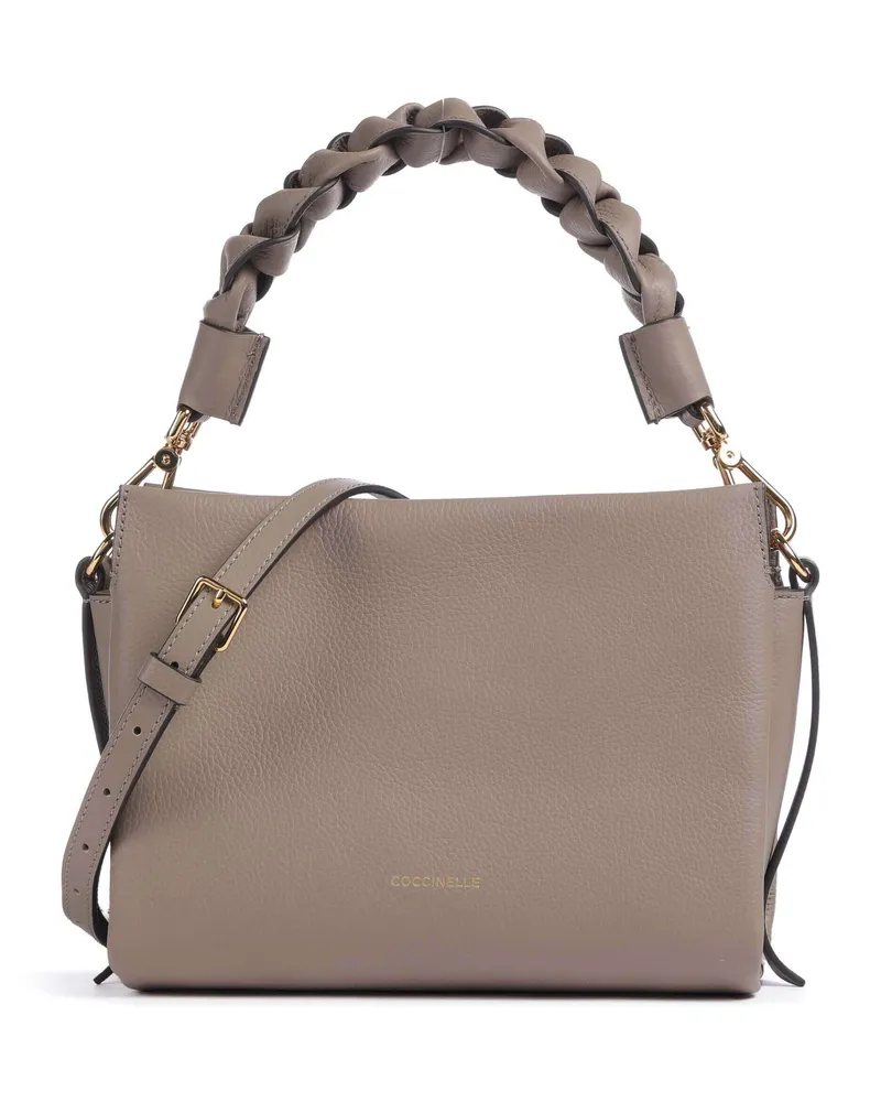 Coccinelle Handtasche Boheme Grana Double in grau Grau