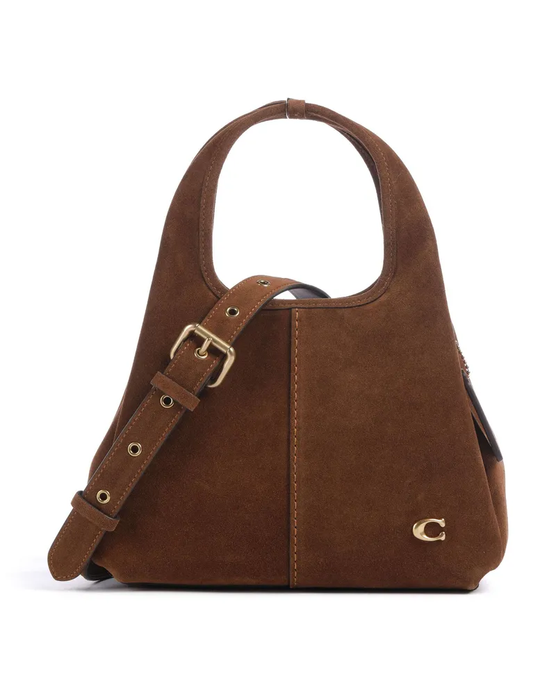 Coach Handtasche Lana Suede 23 in braun Braun